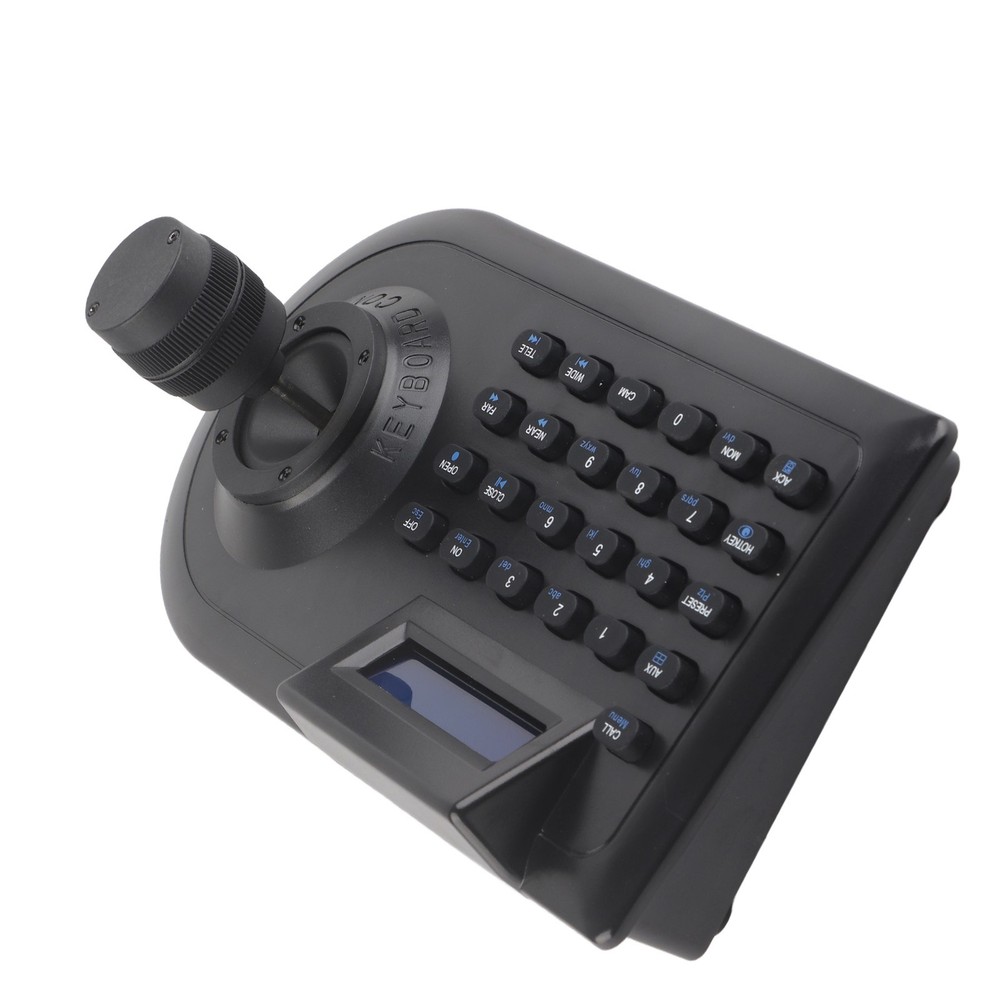 EU Plug 3D PTZ Camera Controller Strong Compatibility LCD Display With Joystick