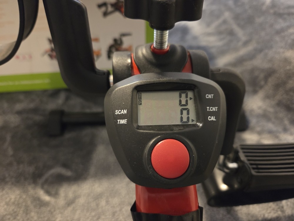 Nova 6002-R Exercise Peddler Digital Display Adjustable Tension Foldable Compact