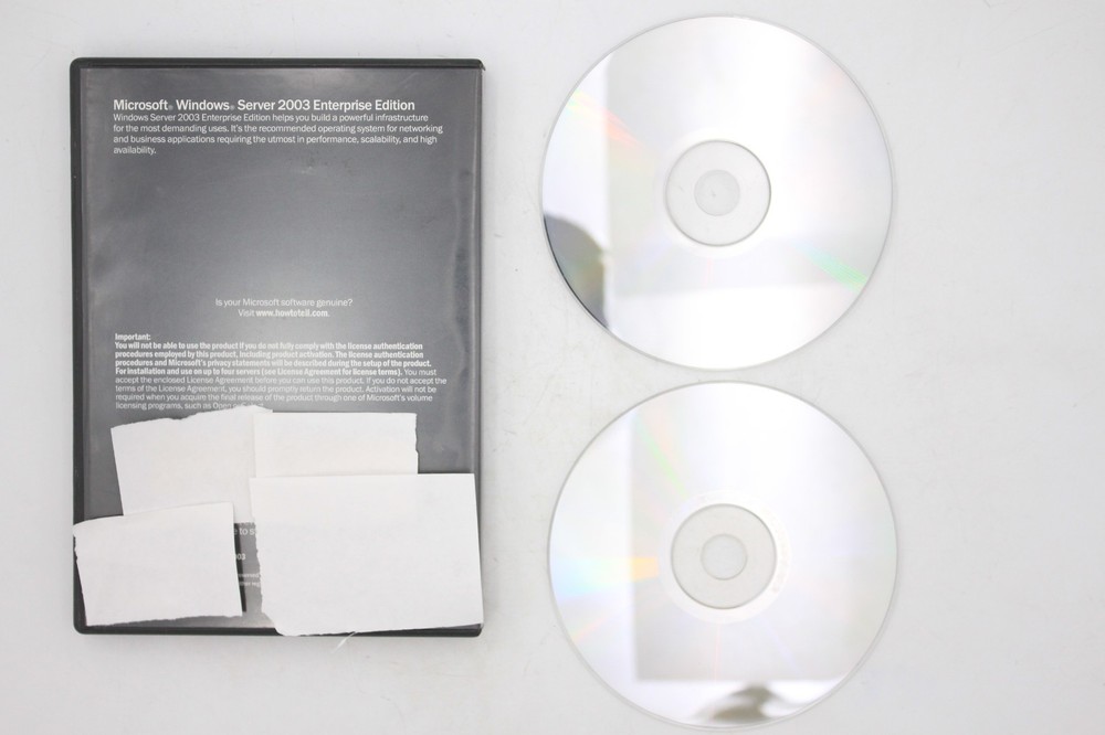 Microsoft Windows Server 2003 Enterprise Edition MS WIN Evaluation Disc 180-Day