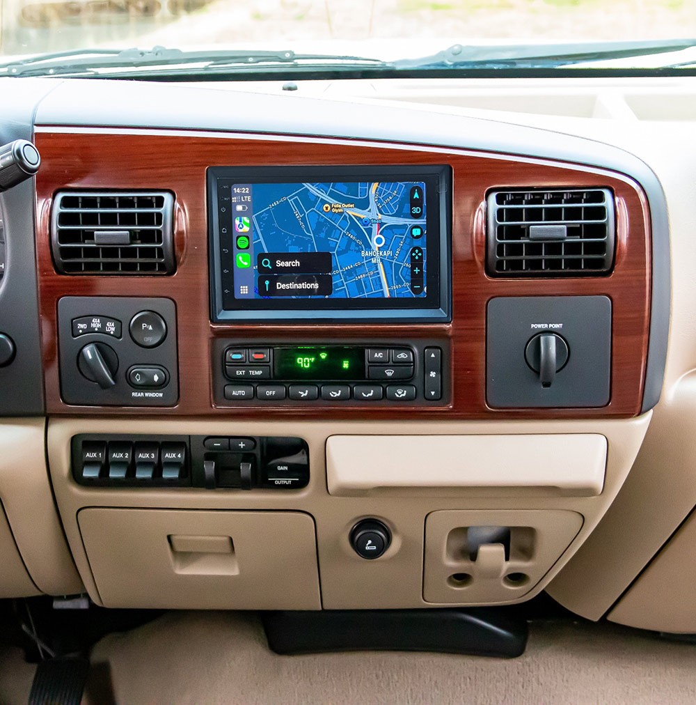 8Core Android 15 Apple CarPlay Radio Stereo For 2005-2007 F-250 F-350 Super Duty