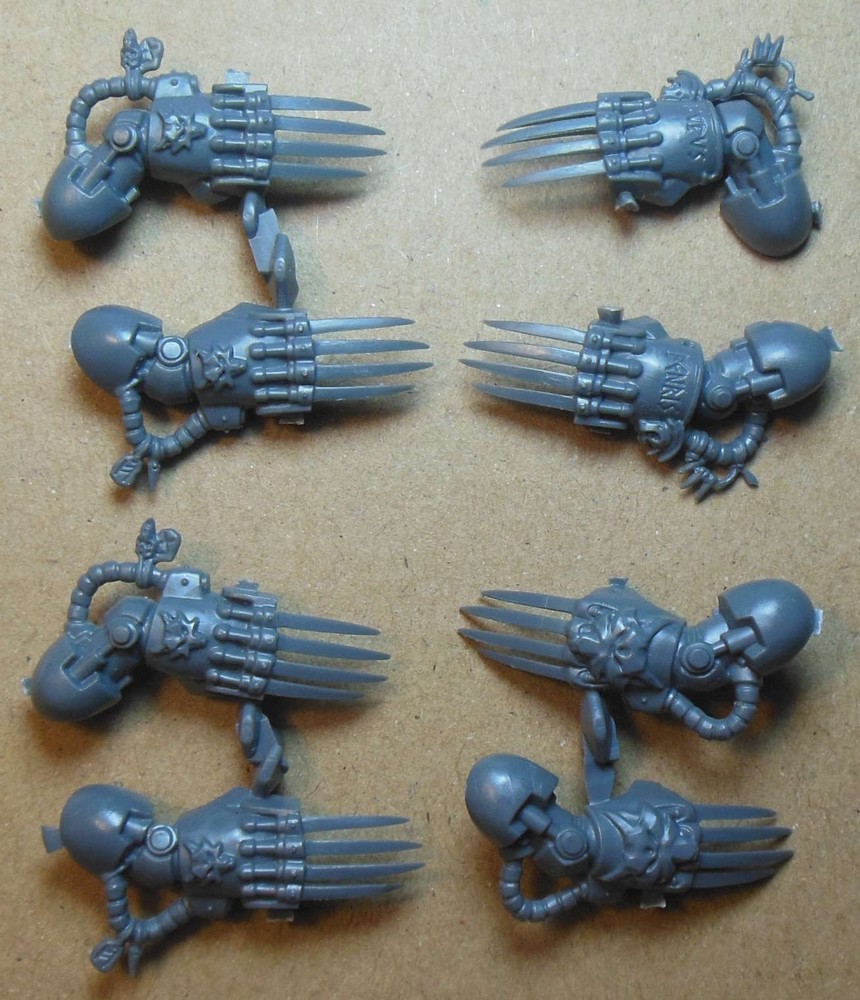 Space Wolves - Wolf Guard Terminators 2009 - 4 Pair Lightning Claws - Bits 40K