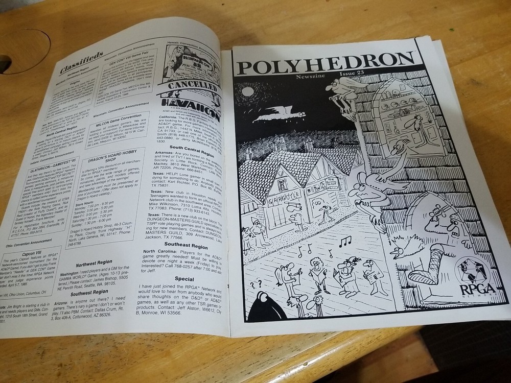 POLYHEDRON MAGAZINE # 23 DUNGEONS & DRAGONS