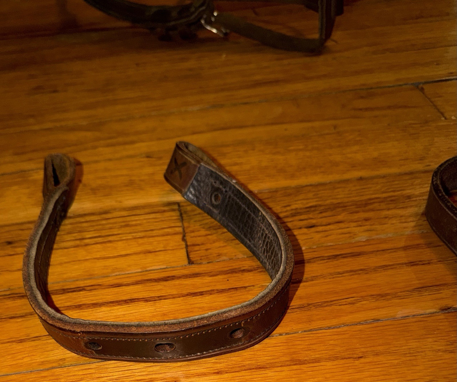 Leather Horse Head Gear and Leather/Nylon Reins