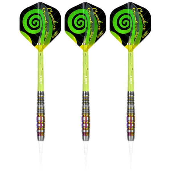 ONE80 Chameleon Emerald 2BA 20g Darts Barrel Set