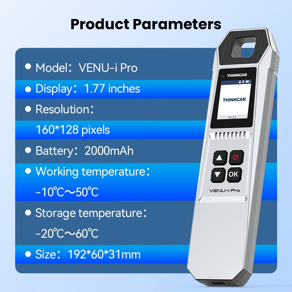 Thinkcar VENU-i Pro TPMS Programming Tool Tire Sensors Detector Activate Relearn