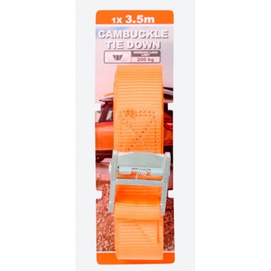 Lashing Strap Remolques Moto Orange