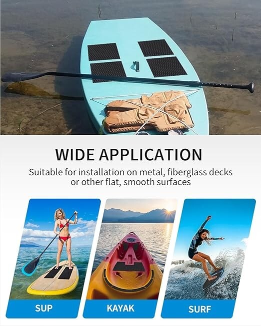 94''x35" EVA Foam Boat Decking Sheet Mat Teak Marine Yacht Flooring Paddle Pad