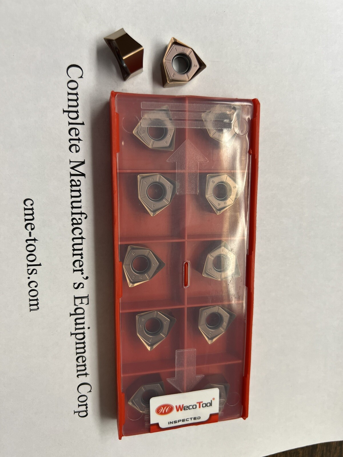 3" 90 degree MFWN90 face mill, w. Kyocera WNMG080616 Extra 10 inserts 506-WNMG3