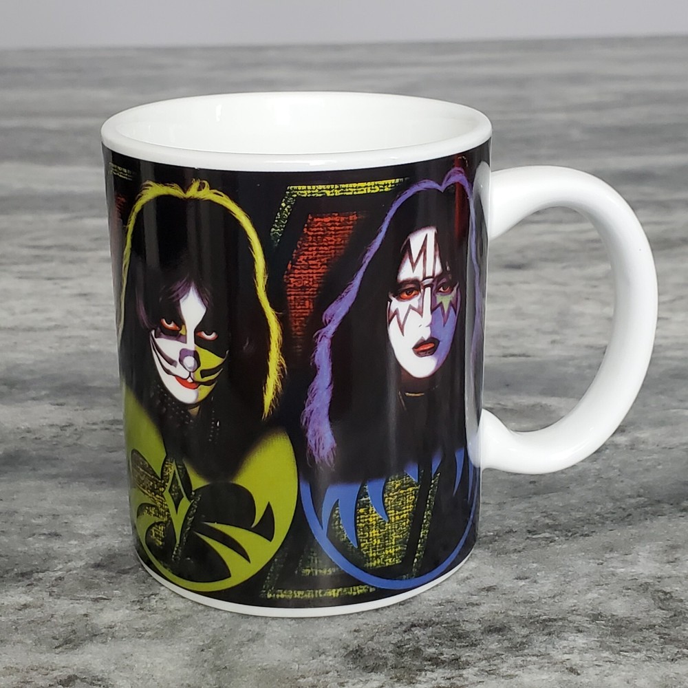 KISS Rock N Roll Band Coffee Mug 2010 Offical Catalog Live Nation Merchandise