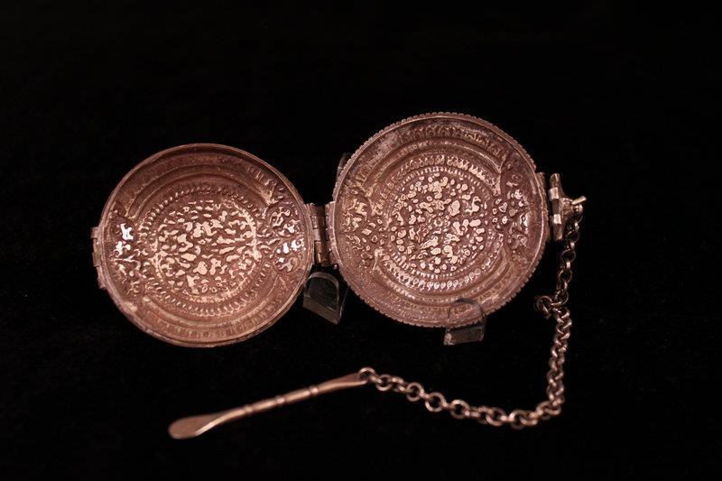 Antique Silver Snuff Box,Ear 19th c.