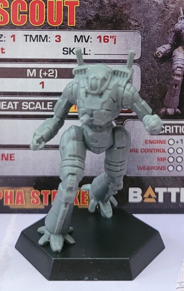 Battletech Ostscout Mech Inner Sphere Recon Lance Miniature