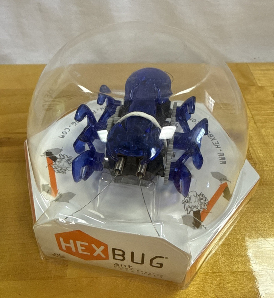 2009 Hex Bug Micro Robotic Ant Blue 60-497 New