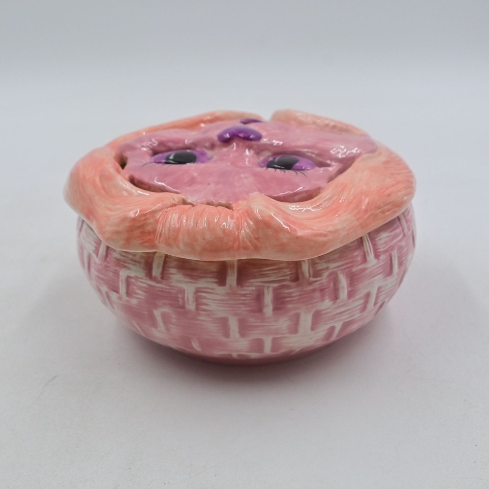 Holland Mold Bunny Rabbit Easter Candy Dish Trinket Box