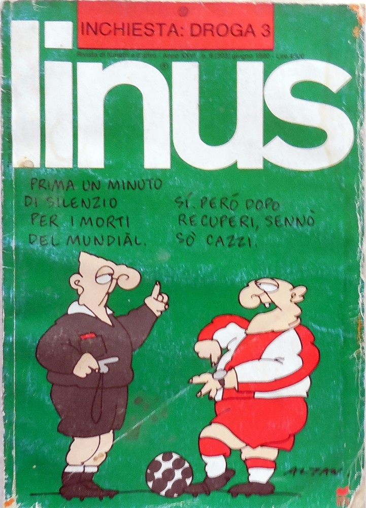 LINUS COMIC MAGAZINE N.6 1990