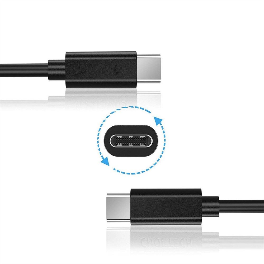 3-pack USB-C to USB C Type-C Fast Charging Data SYNC Charger Cable Cord 3/6/10FT