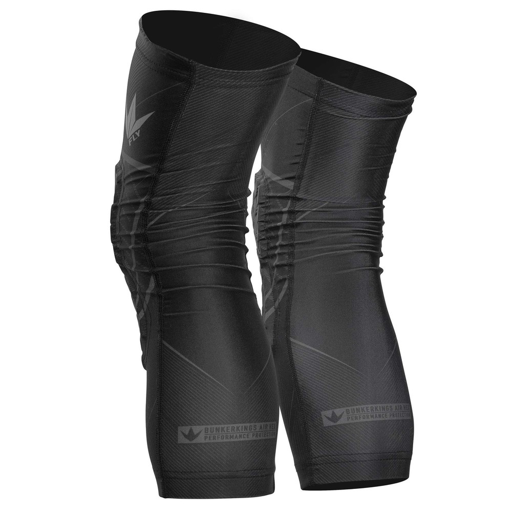 Bunkerkings Fly Compression Knee Pads - Black Small/Medium (SM/MD)