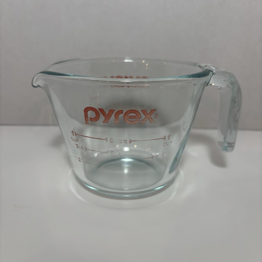 Pyrex Measuring Cup, No Chips Or Cracks 1 Cup, 250ml,