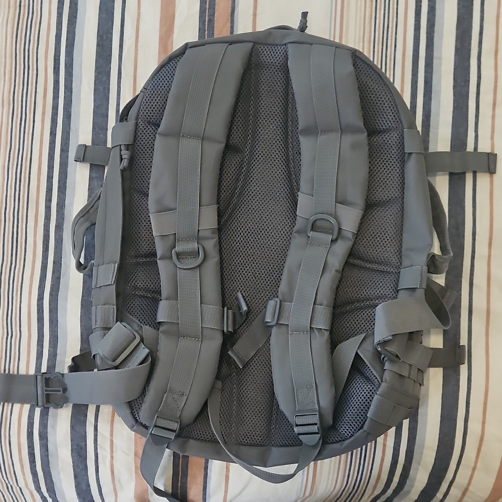 Highland Tactical Backpack with MOLLE Webbing, Compartments, Zip & Buckle