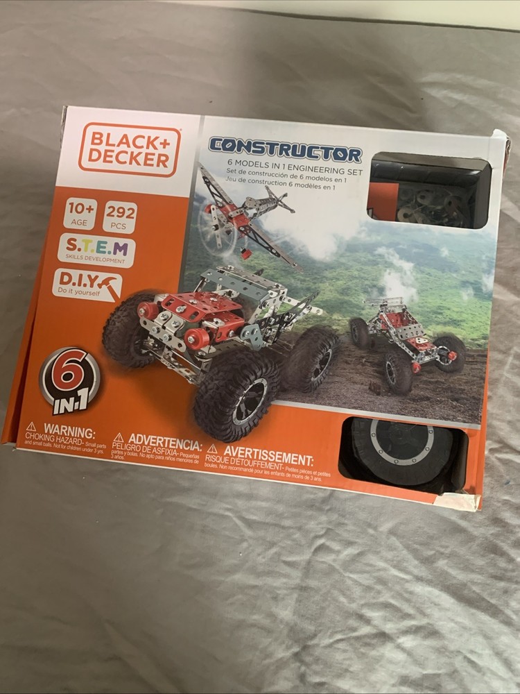 Black & Decker Constructor 6 In 1 Engineering Kit Partial Set