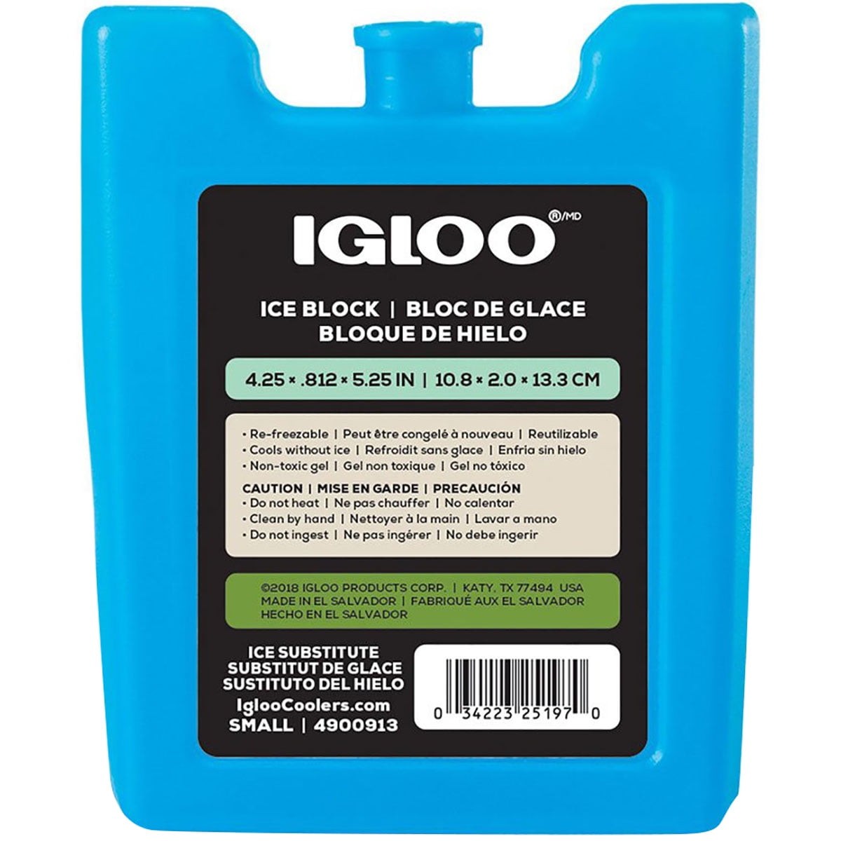4 pack Small Igloo Reusable Ice Pack for Lunch Boxes & Coolers ( FREE SHIPPING )