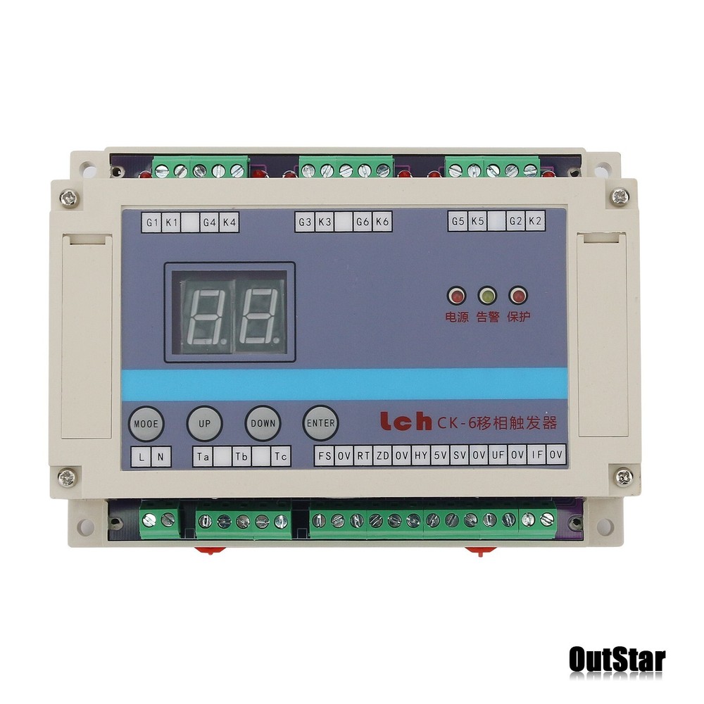 3-phase Thyristor Phase Shift Trigger Rectifier Cabinet Control w/ Case CK-6