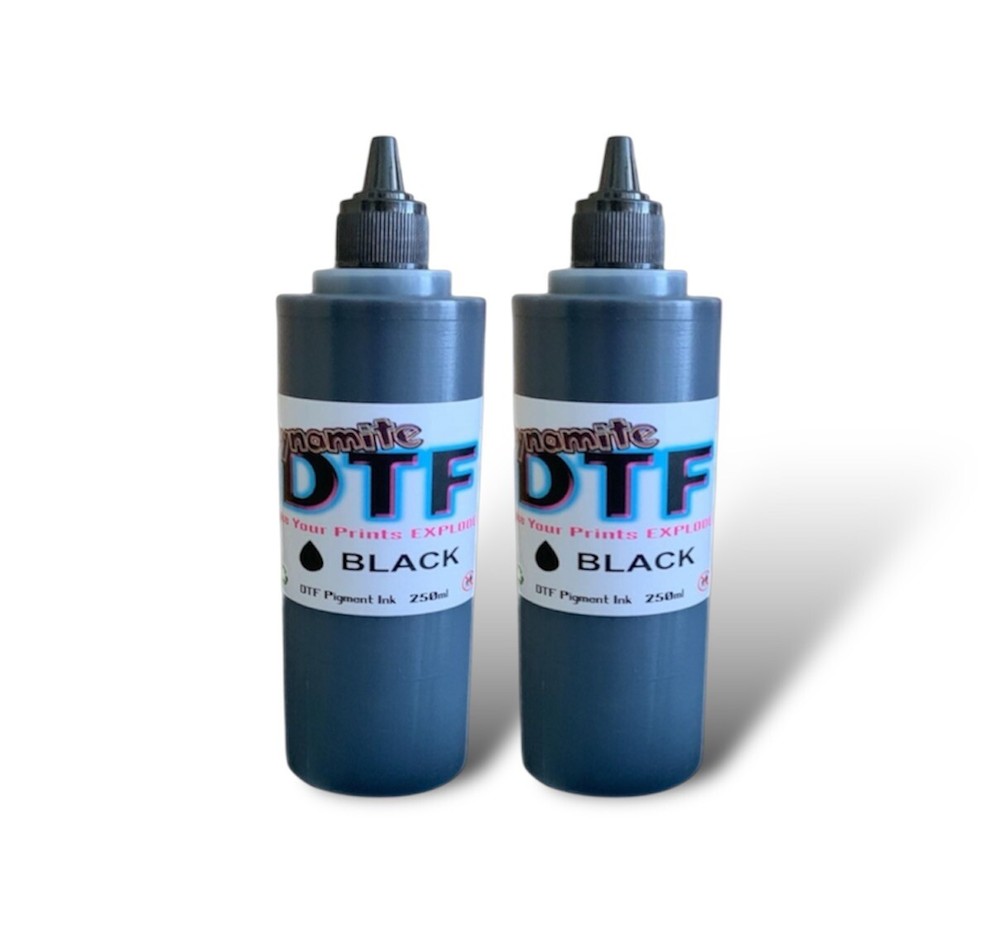 500ml BLACK DTF Ink for DTF Printers,Epson Printer, REFILL “BLACK ”.