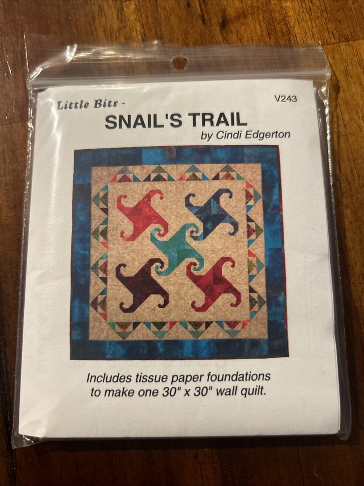 Snail’s Trail Mini Quilt Pattern By Little Bits VSP243