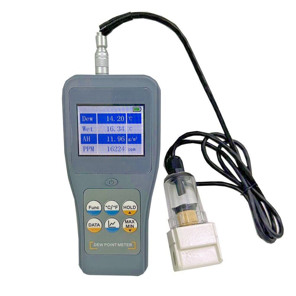 Digital Dew Point Meter Color Display with Separate Sensor Data Storage Function