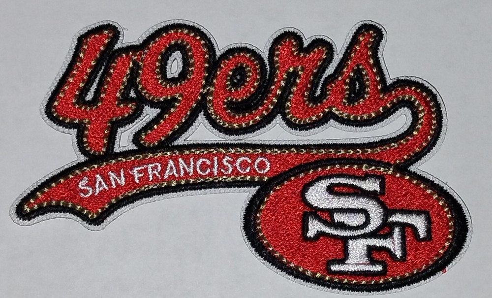 SAN FRANCISCO 49ers IRON ON PATCH