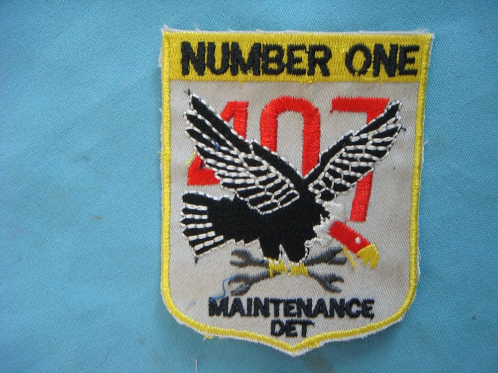 VIETNAM WAR PATCH, US 407th MAINTENANCE DETACHMENT NUMBER ONE