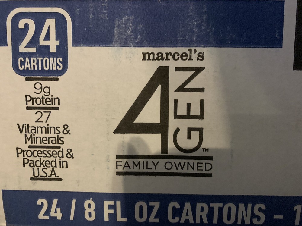Marcel’s 4GEN Nutrition Shake Vanilla 24 Count Boxed Case