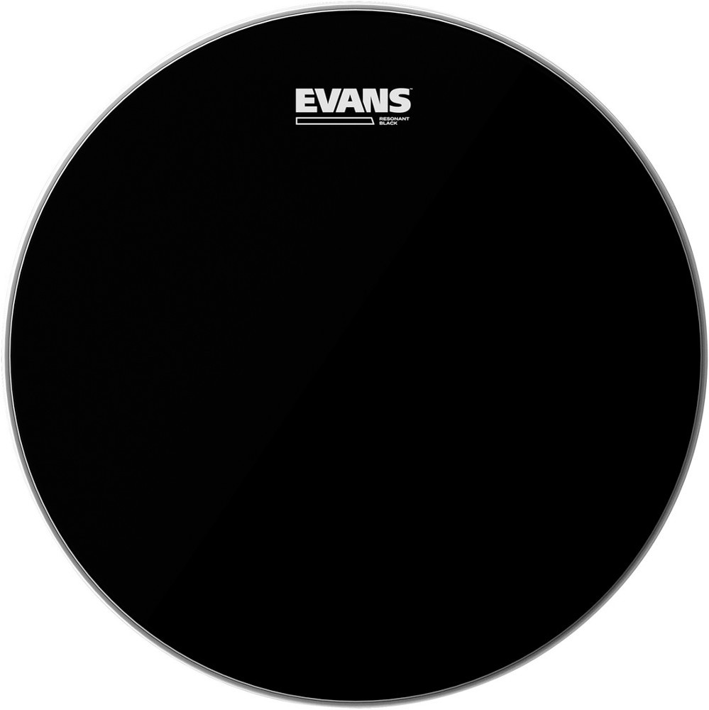 Evans Resonant Black Tom Drumhead 8 in.