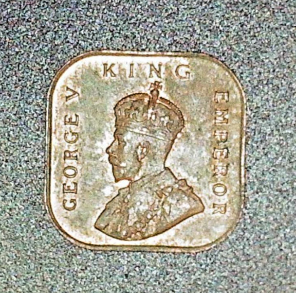 1932 STRAITS SETTLEMENTS 1/2 CENT KING GEORGE V BRITISH