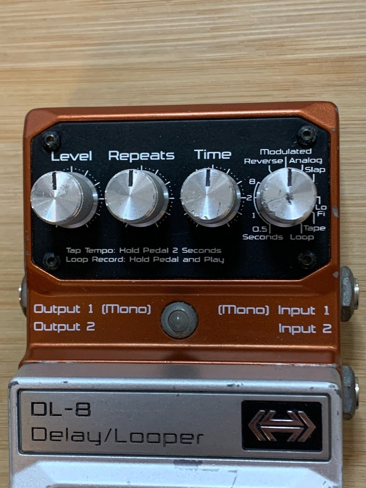 Digitech HardWire DL-8 Delay / Looper Guitar Pedal