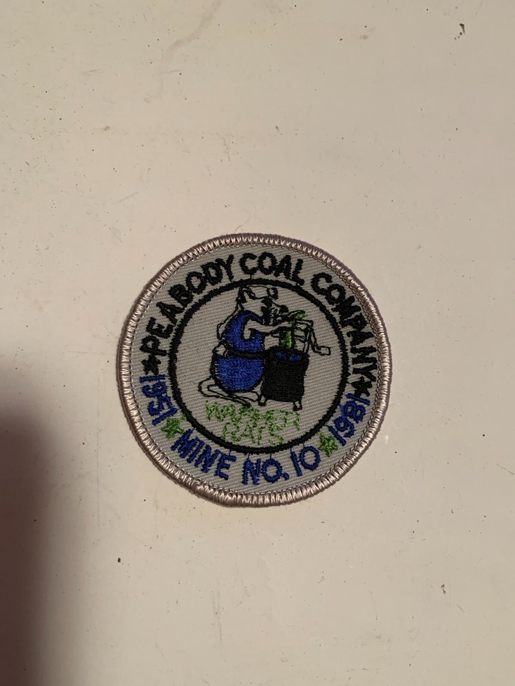 Vintage 1981 PATCH PEABODY COAL CO. MINE 10 PATCH 1981