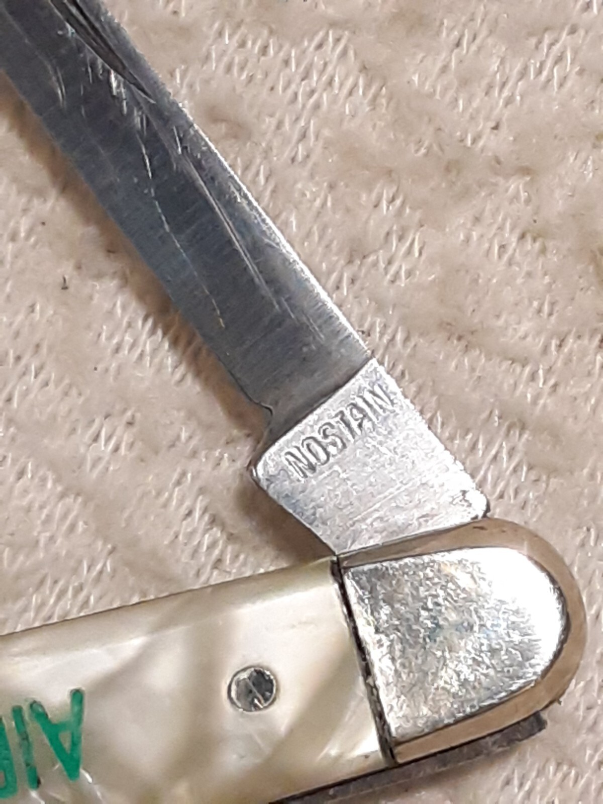 VINTAGE MURCOTT GERMANY ADVERTISING POCKET KNIFE MILLER FERTILIZER CORP BALTO MD