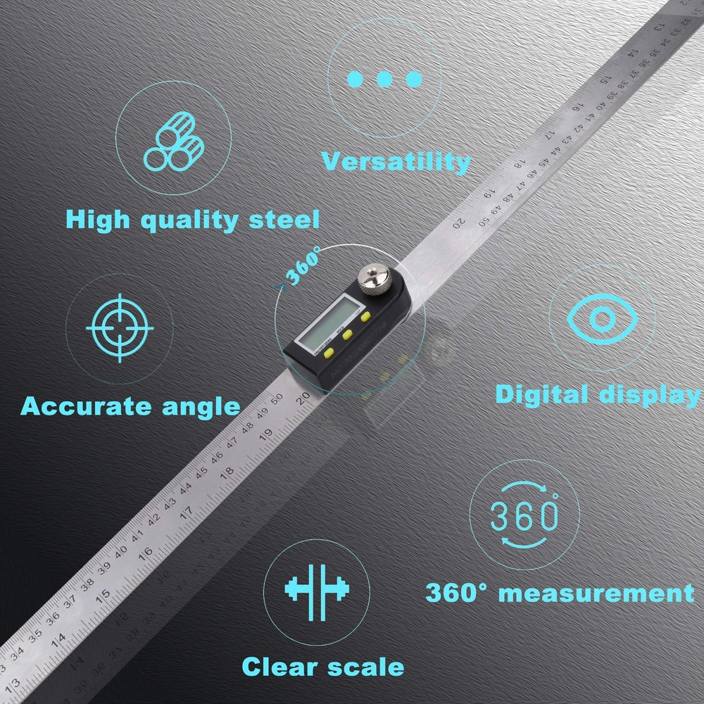 Digital Angle Ruler And Stainless Steel Digital Angle Finder Or Digital Protract