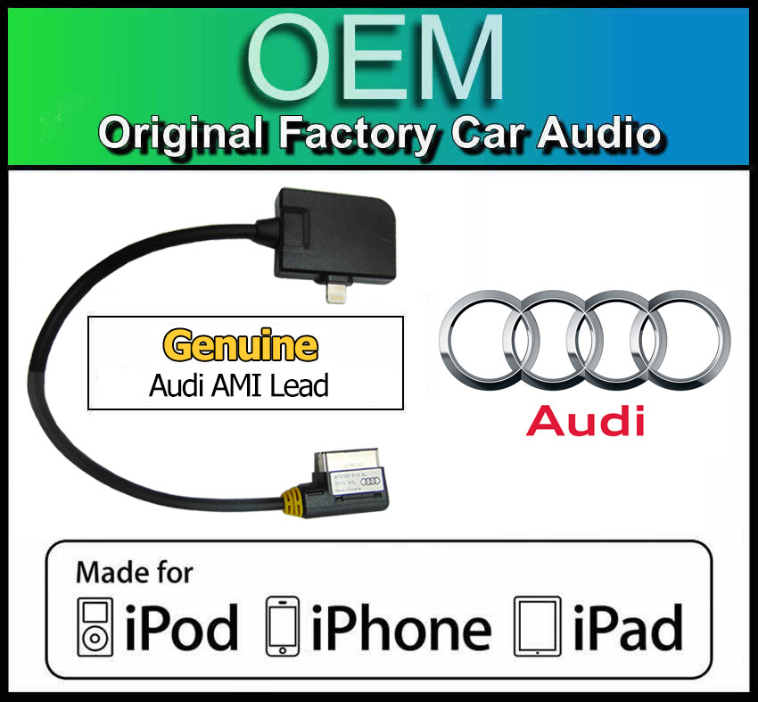AUDI IPHONE LEAD APPLE AMI LIGHTNING CABLE CONNECTOR