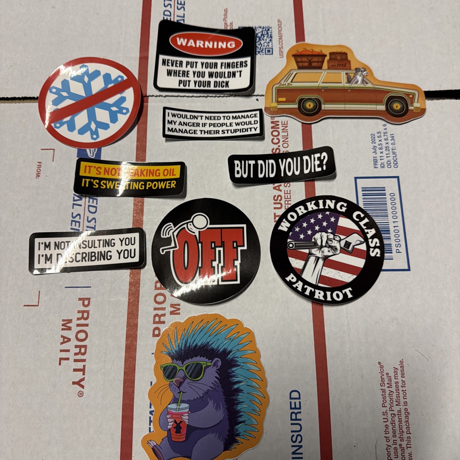 Dutch Bros Sticker Plus Other Sticker Lot 🔥 Funny Happens! Look A Good One!
