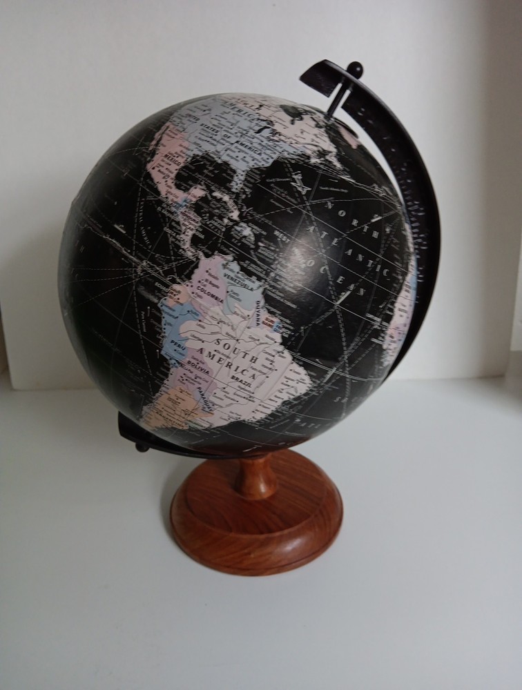 Pottery Barn Decorative Black Mini Globe