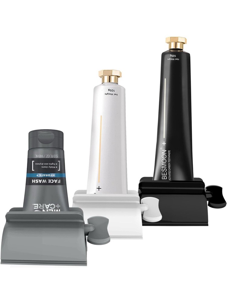 3 PCS Toothpaste Tube Squeezer Bathroom Kitchen Gadgets For Various Tubes Makeup