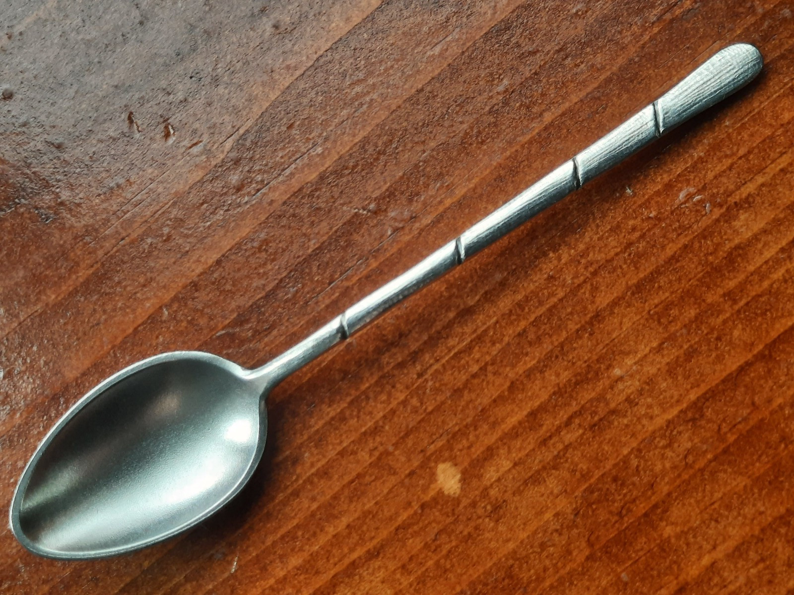 Sterling Silver Gorham Bamboo Demitasse Spoon 1885 Boars Head Date Code