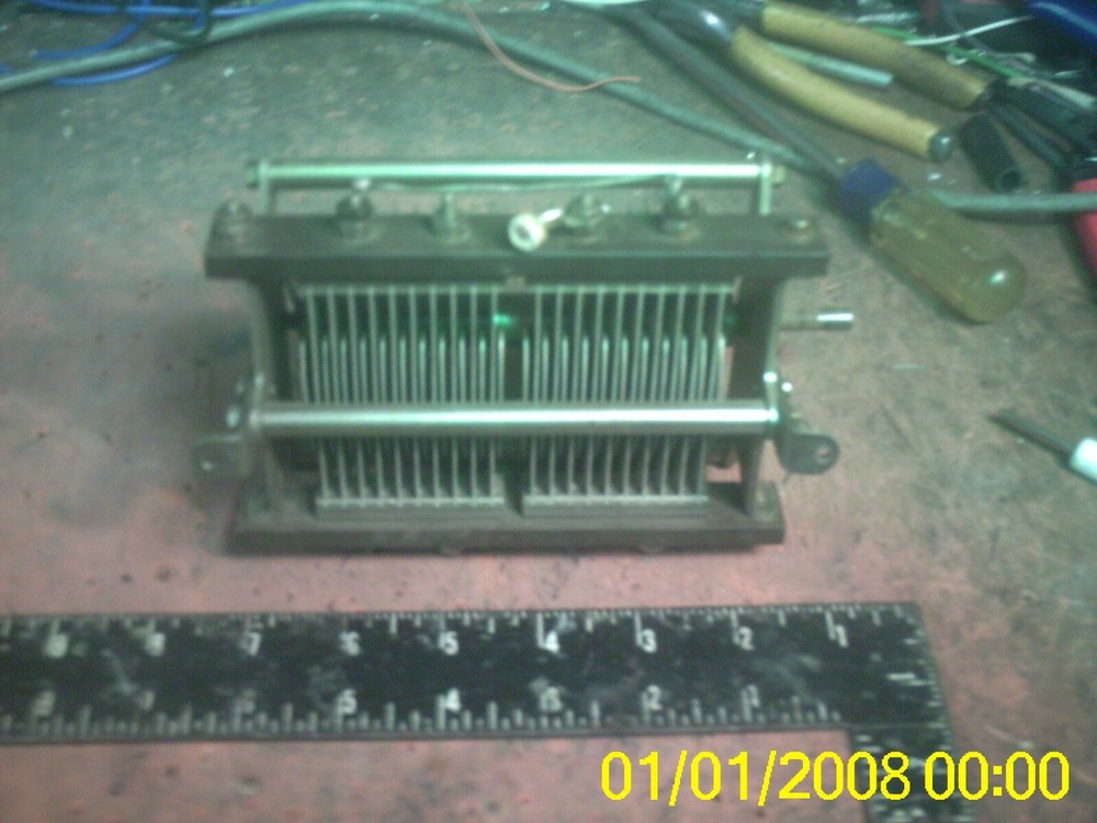 VINTAGE HAM AMPLIFIER CARDWELL VARIABLE CAPACITOR 15 TO 200 PF PEAK FARIAD USA