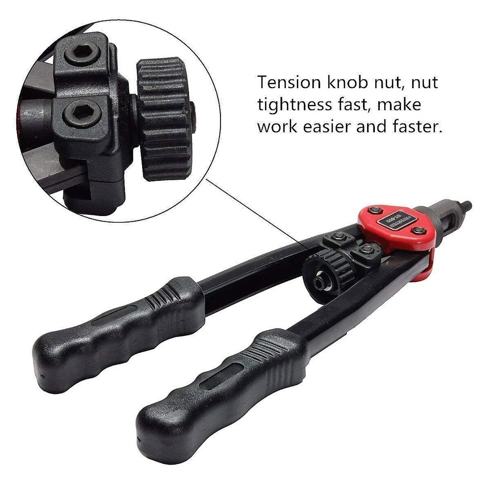 13'' Rivet Gun Kit Rivnut Thread Setting Tool Nut Setter NutSert Metric&SAE 330