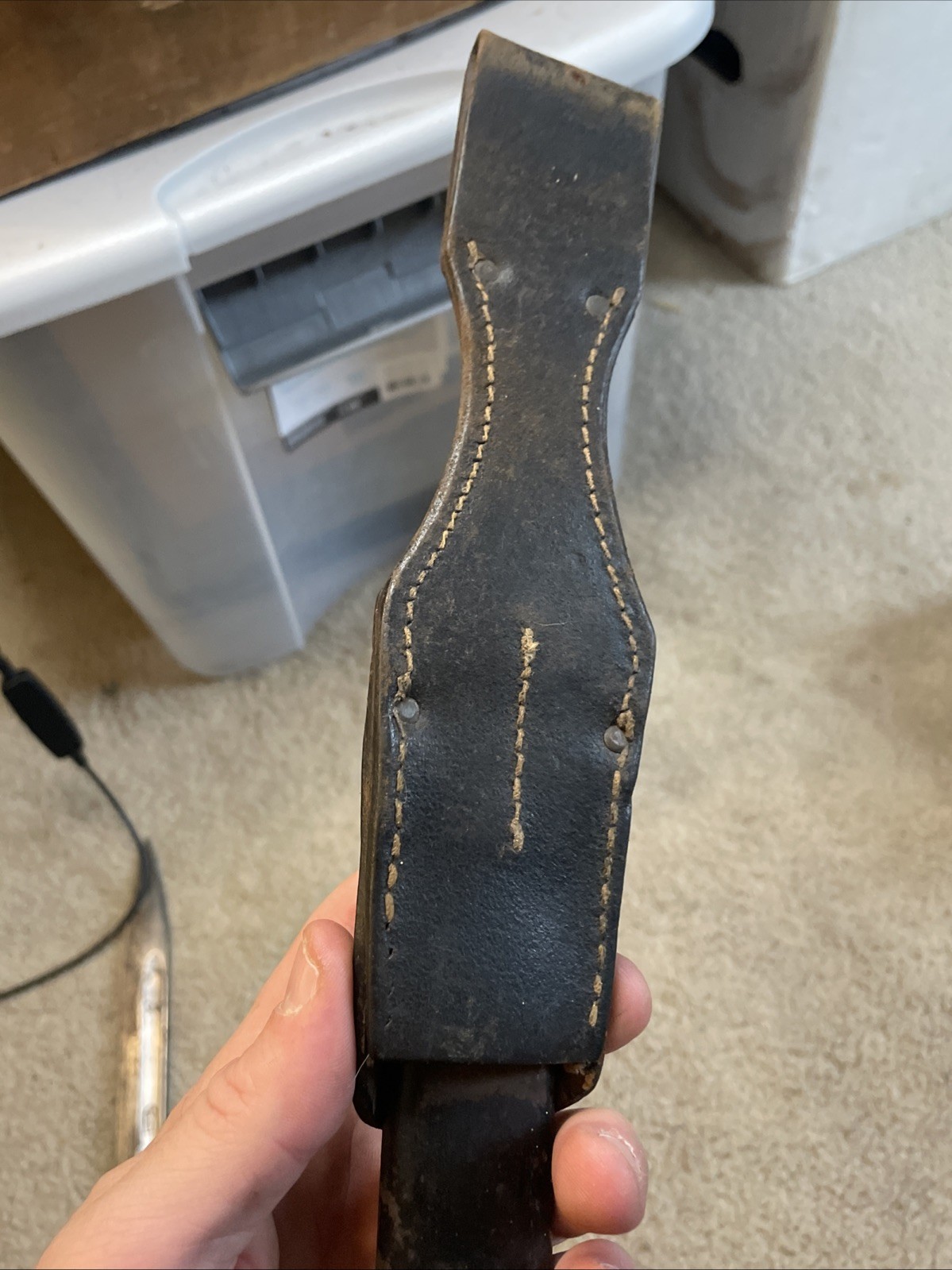 RARE Vintage World War 2 GERMAN K98 Matching Numbers Bayonet w/ Sheath & Frog