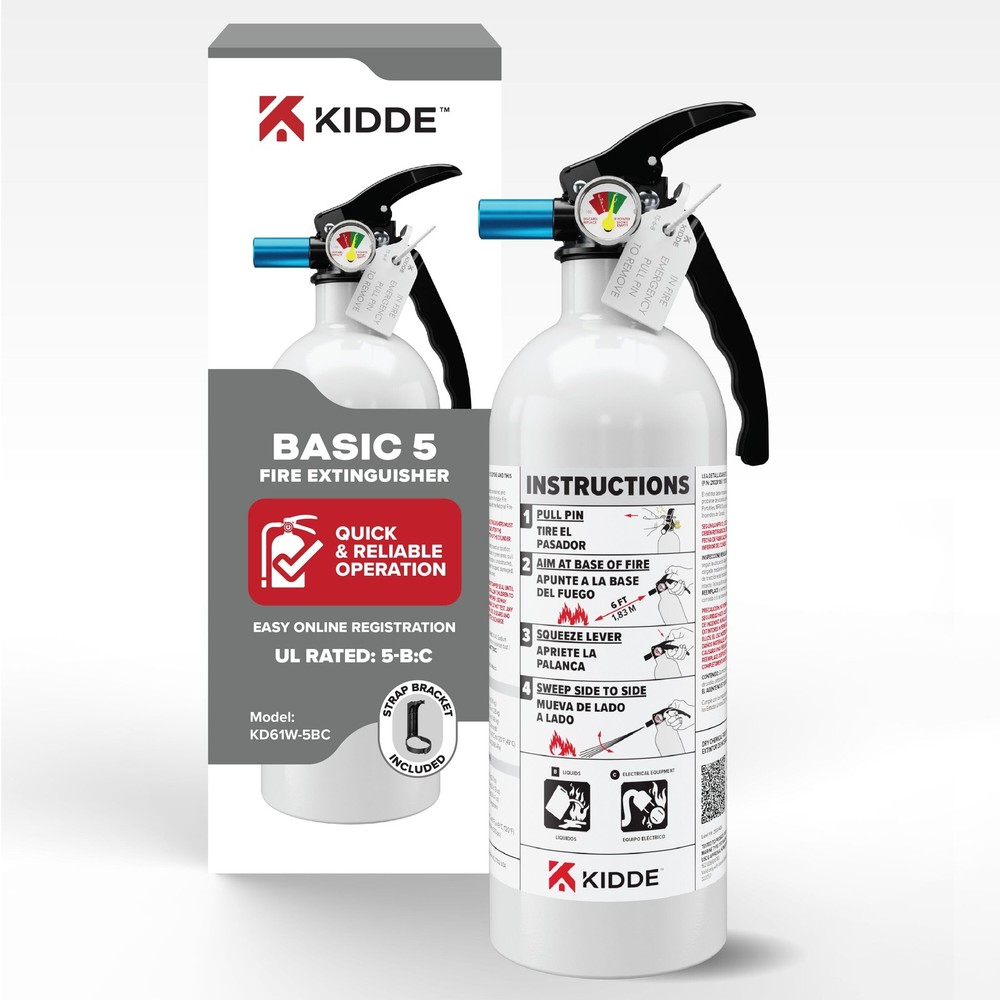Kidde Basic Fire Extinguisher for Home, Residential 5BC