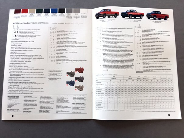 1995 Dodge Ram Pickup Truck Original Sales Brochure Book - Laramie SLT