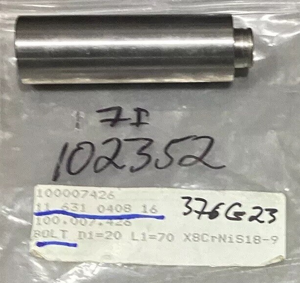 NOS Surplus Multivac 100007426 Bolt