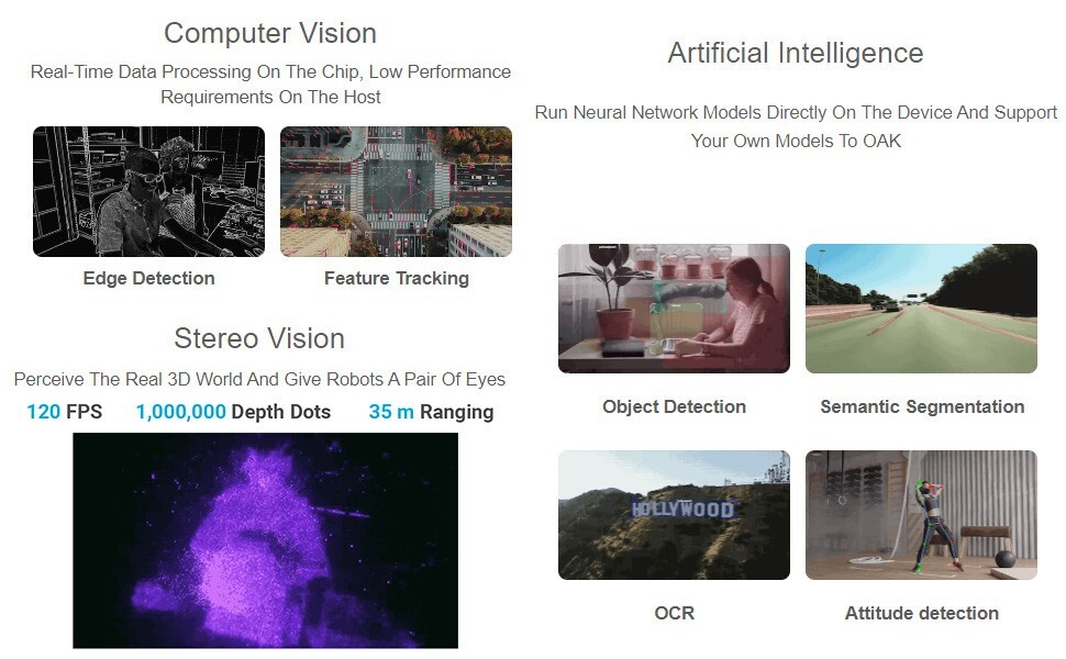 OAK-D-S2, 12MP, OpenCV AI Machine Vision Kit, Depth Measuring, Image Recognition