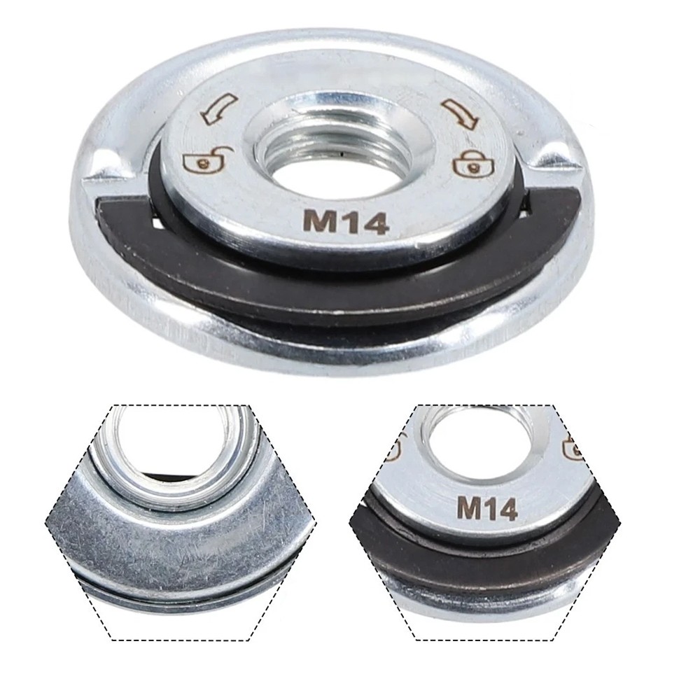 5pcs M14 Angle Grinder Quick Release Self-Locking Grinder Pressing Plate - NEW